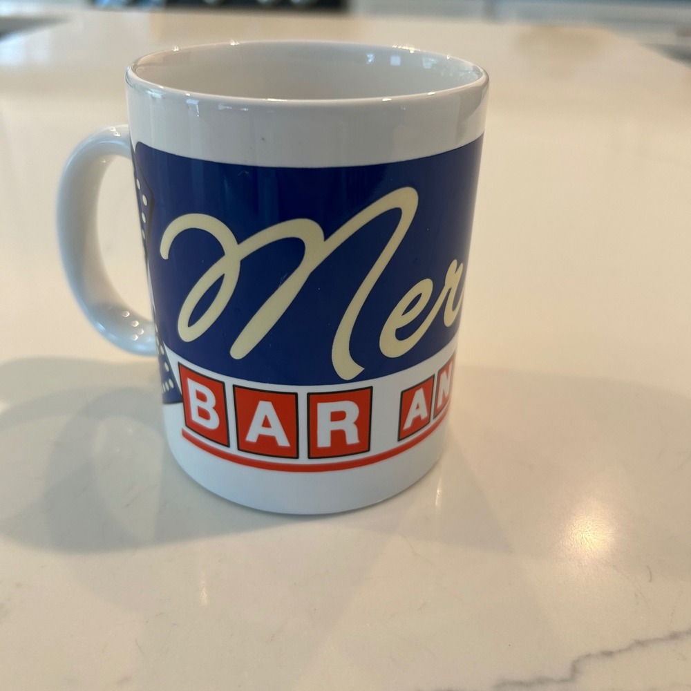 HBO True Blood Coffee Mug White Merlotte Bar and Grill Ceramic